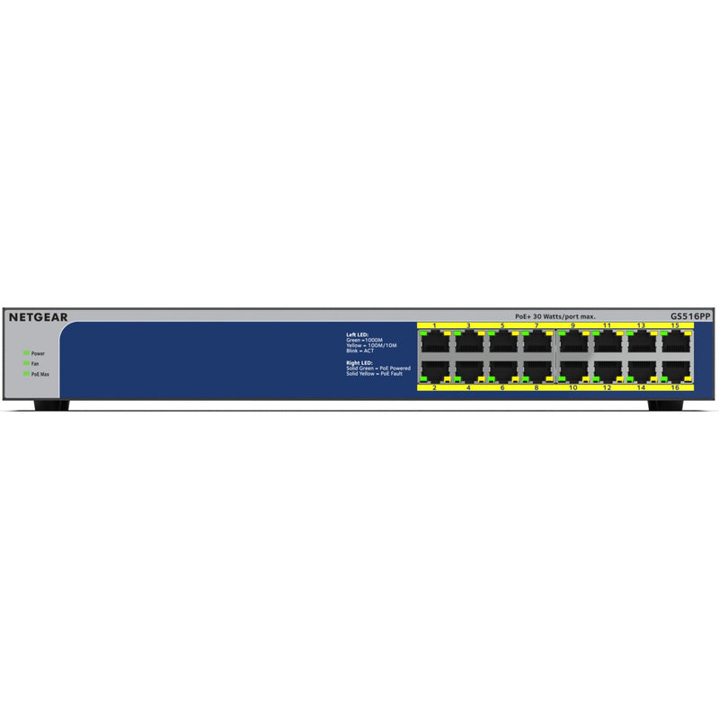 Load image into Gallery viewer, Netgear gs516pp switch