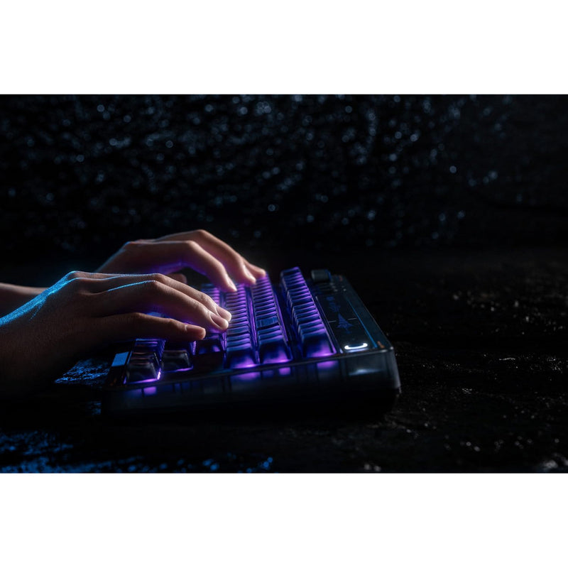 ギャラリービューアに画像をロードする, 8bitdo retro 87 mechanical keyboard - mecha break (zwart, us lay-out (qwerty), kailh box jellyfish pro glaze, 80% (tkl), abs keycaps, hot-swap, bluetooth le 5.0, wireless 2.4ghz, usb)