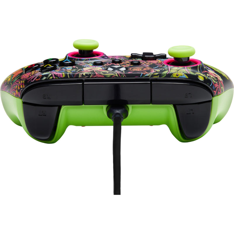 Afbeelding laden in galerijviewer, Powera advantage controller met kabel voor de xbox series x|s - fortnite: glow (neongroen, xbox series x|s, xbox one, pc)