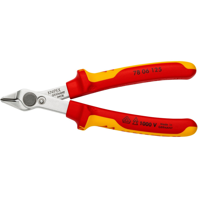 Load image into Gallery viewer, Knipex electronic super knips® vde 78 06 125 elektronica-tang (rood geel)