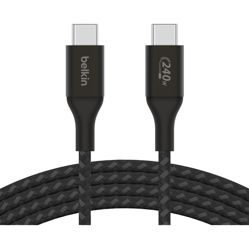 Chargez l'image dans la visionneuse de la galerie, Belkin boostcharge usb-c > usb-c kabel (zwart, 1 meter, 240 w)