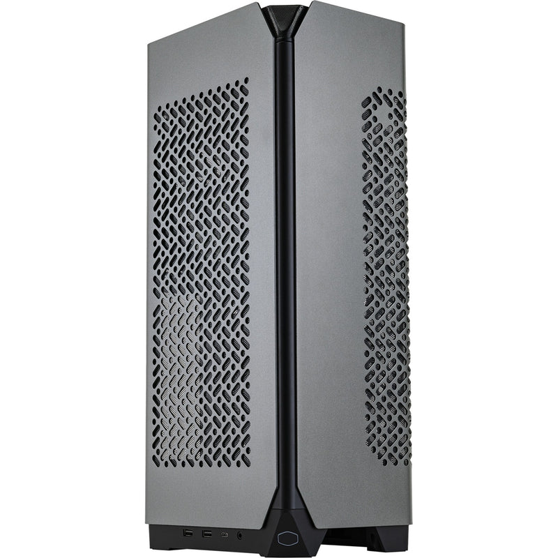 Load image into Gallery viewer, Cooler master ncore 100 max mini tower behuizing (donkergrijs | 2x usb-a | 1x usb-c)
