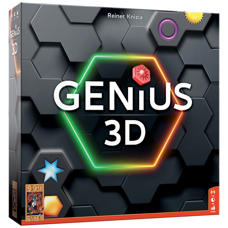 Load image into Gallery viewer, 999games 999 games genius 3d bordspel (nederlands, 1 - 4 spelers, 45 minuten, vanaf 8 jaar)