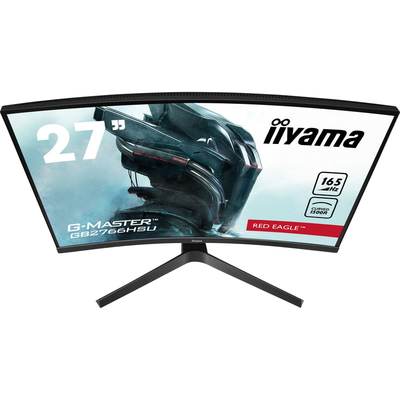 Laden Sie das Bild in Galerie -Viewer, Iiyama g-master red eagle gb2766hsu-b1 27 curved gaming monitor (zwart, 2x hdmi, displayport, 2x usb-a, usb-b, 165 hz)