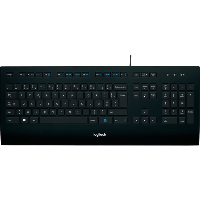 Load image into Gallery viewer, Logitech k280e toetsenbord (zwart, eu lay-out (qwerty), rubberdome)