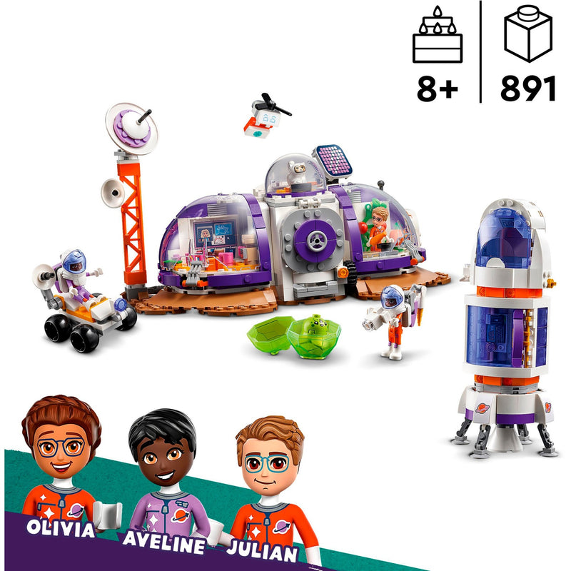 Load image into Gallery viewer, Lego friends - ruimtebasis op mars en raket constructiespeelgoed (42605)