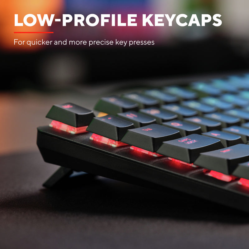 Load image into Gallery viewer, Trust gxt 866 torix hoogwaardig mechanisch gaming-toetsenbord, gaming toetsenbord (zwart, us lay-out, huano red, rgb)