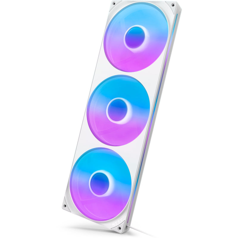 Load image into Gallery viewer, Nzxt f420 rgb core case fans (wit, 3 stuks, 420 x 140 x 26 mm)