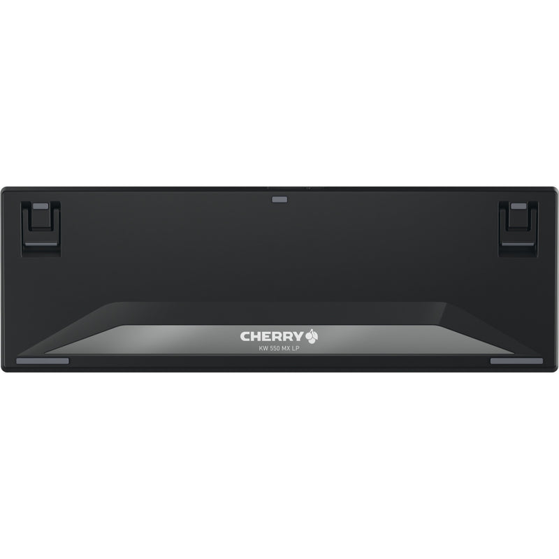 Load image into Gallery viewer, Cherry kw 550 mx lp mechanisch toetsenbord (zwart, us lay-out (qwerty), mx low profile 2.0 ivory, 96%, white leds, pbt keycaps)