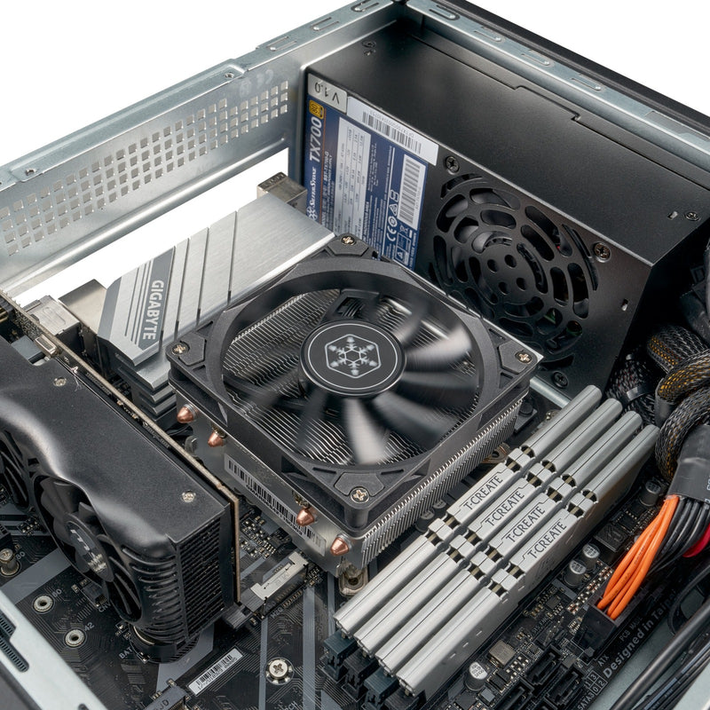 Load image into Gallery viewer, Silverstone sst-ml11b htpc behuizing (zwart | 4x usb-a)