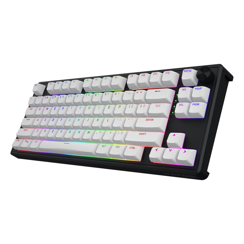 ギャラリービューアに画像をロードする, Hator skyfall mag ultra 8k rgb mechanisch gaming toetsenbord (zwart, us lay-out (qwerty), hator aurum ice, 80% (tkl), rgb, double-shot pbt, hot-swap)