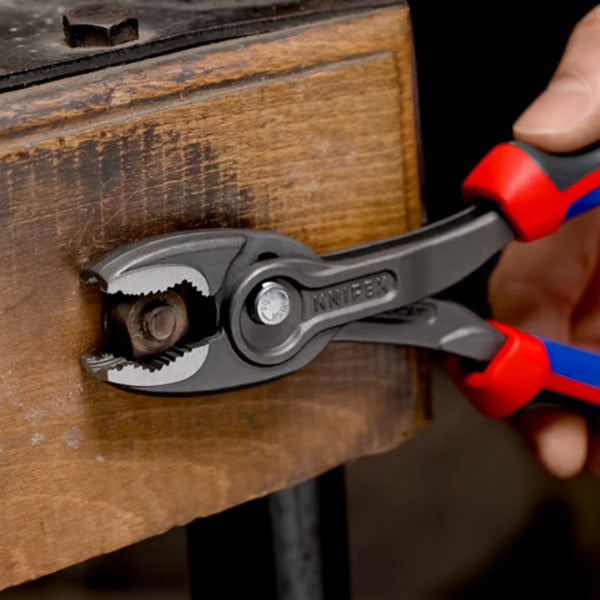 Load image into Gallery viewer, Knipex twingrip voorgrijptang 82 02 200 (rood blauw)