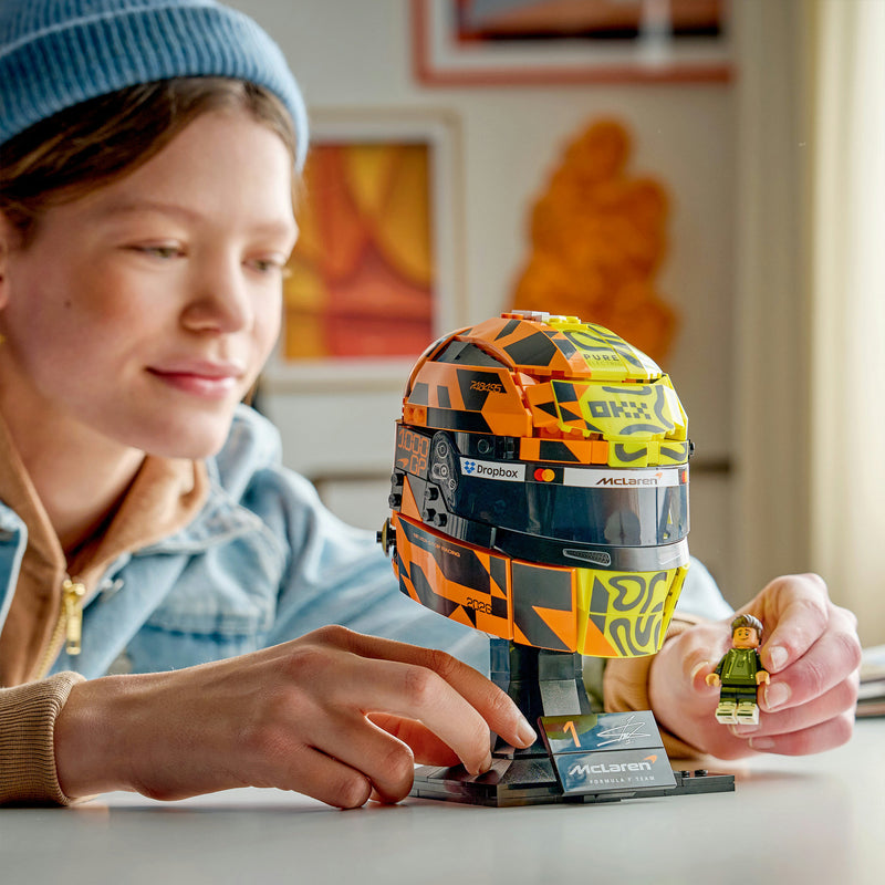 Cargue la imagen en el visor de la galería, Lego editions mclaren mastercard f1 team helm van lando norris bouwpakket voor kinderen 43023