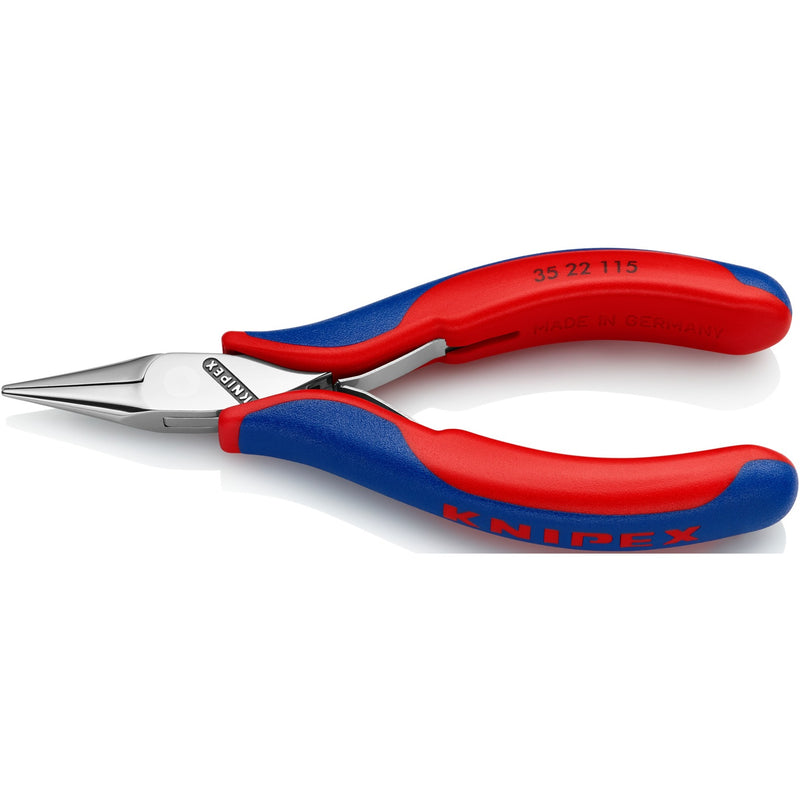Load image into Gallery viewer, Knipex elektronica-grijptang 3522115 elektronica-tang (rood blauw)