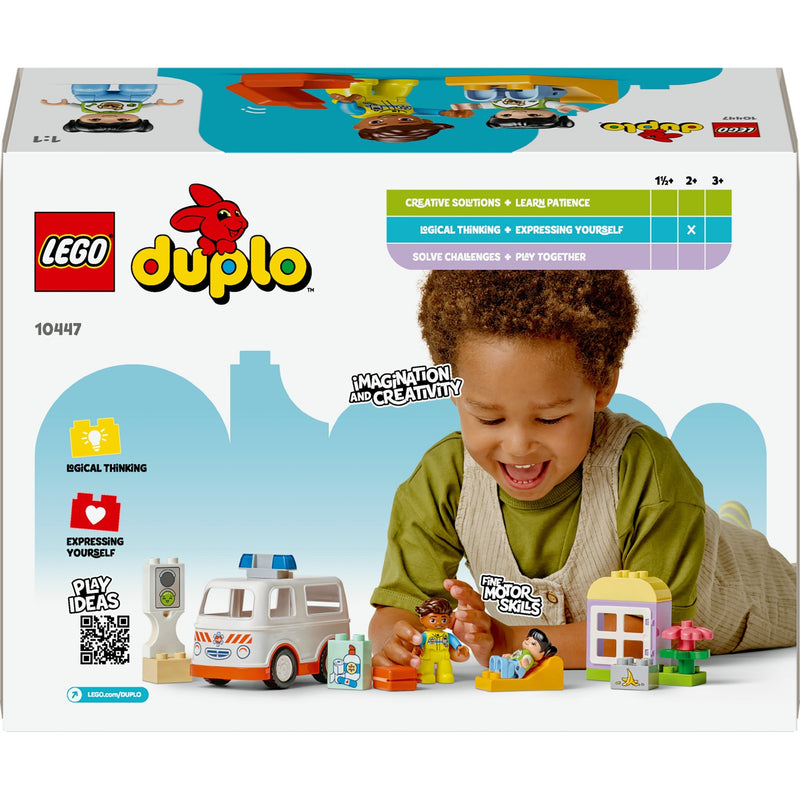 Load image into Gallery viewer, Lego duplo town 10447 ambulance met chauffeur
