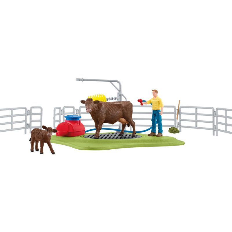 Load image into Gallery viewer, Schleich farm world - koe wasstation speelfiguur