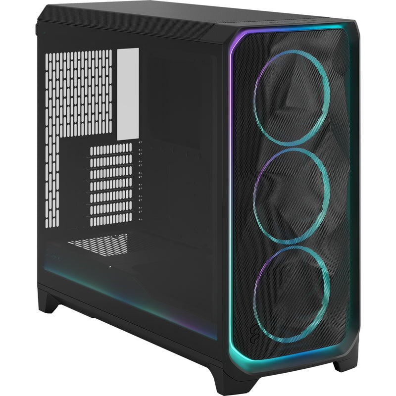 Cargue la imagen en el visor de la galería, Fractal design meshify 3 xl ambience pro rgb big tower behuizing (zwart | 2x usb-a | 1x usb-c | rgb | tempered glass)