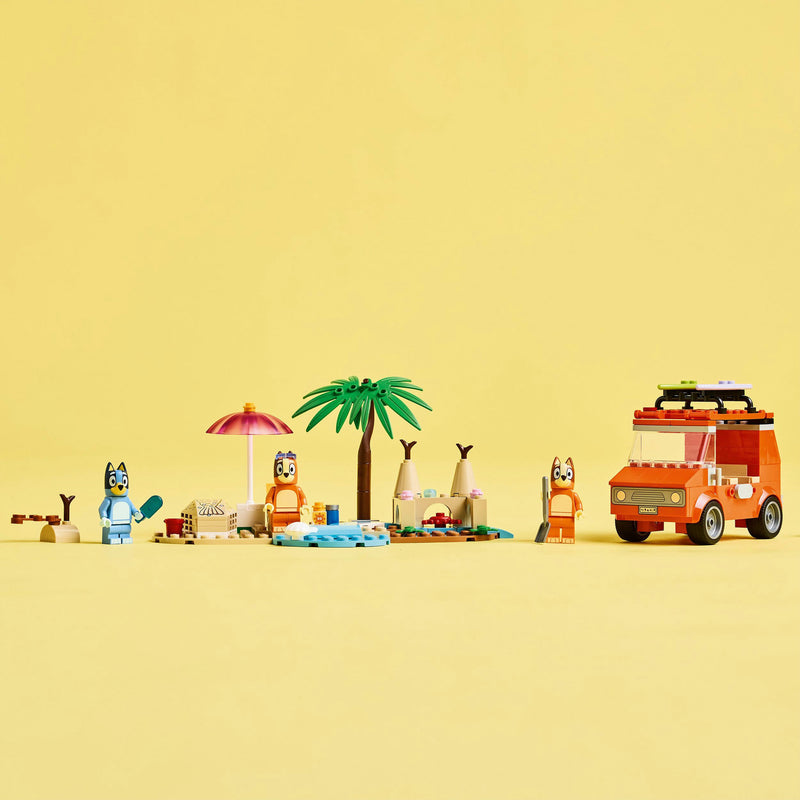Afbeelding laden in galerijviewer, Lego bluey - bluey's autorit naar het strand constructiespeelgoed (11202)