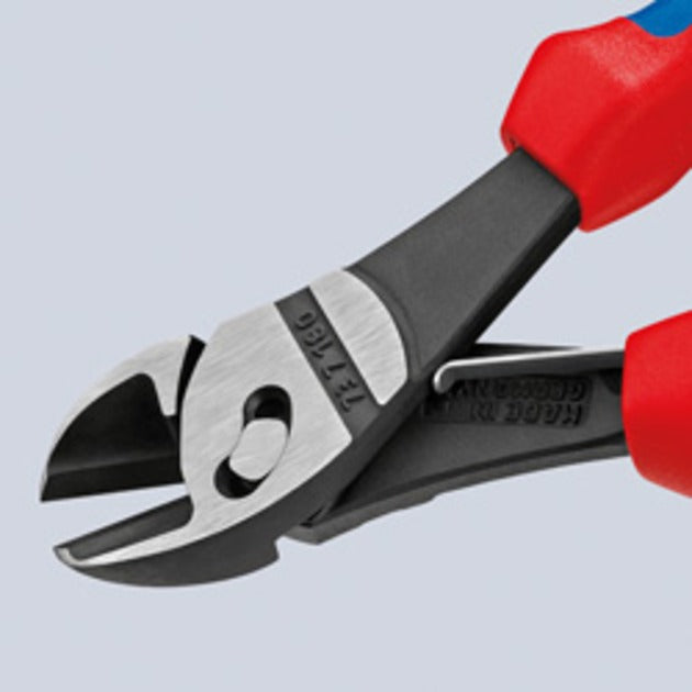 Load image into Gallery viewer, Knipex twinforce zijsnijtang 7372180f kniptang (rood blauw)