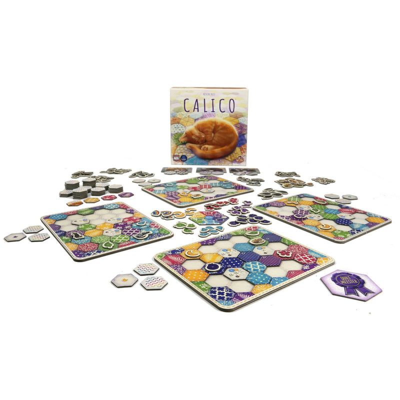 Load image into Gallery viewer, White goblin games calico bordspel (nederlands, 1 - 4 spelers, 45 minuten, vanaf 10 jaar)