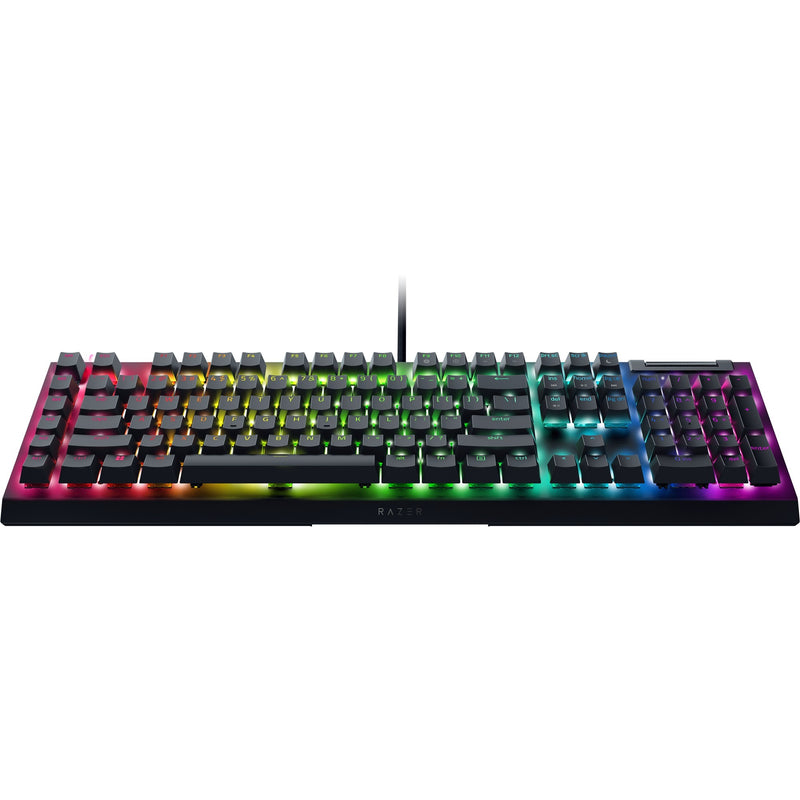 Load image into Gallery viewer, Razer blackwidow v4 x, gaming toetsenbord (zwart, us lay-out, green, rgb leds, doubleshot abs)
