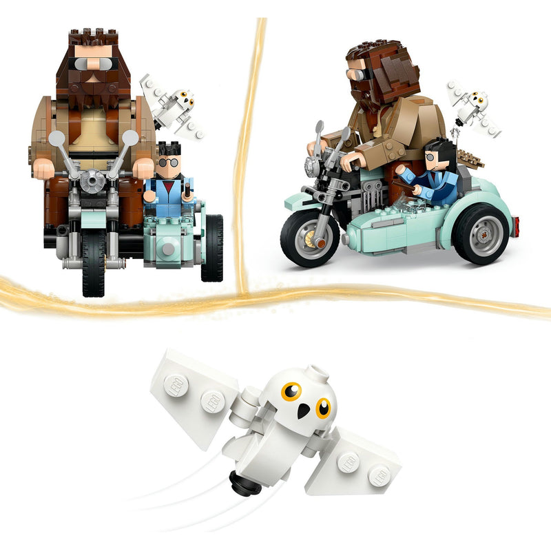 Chargez l'image dans la visionneuse de la galerie, Lego harry potter™ hagrid™ en harry's rit op de motor magisch - 76443