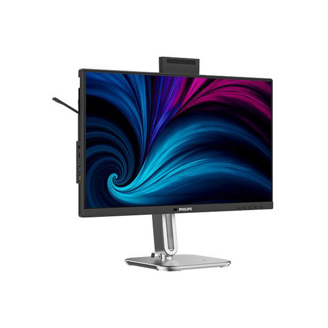 Afbeelding laden in galerijviewer, Philips 27b2u4601h 00 27 ledmonitor (zilver zwart, hdmi, displayport, usb-c, webcam, 120 hz)