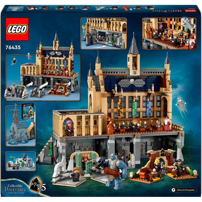 ギャラリービューアに画像をロードする, Lego harry potter - kasteel zweinstein: de grote zaal constructiespeelgoed (76435)
