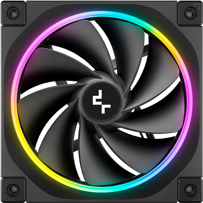 Chargez l'image dans la visionneuse de la galerie, Deepcool fl12r rgb case fan (zwart, 120 x 120 x 25 mm, pwm)