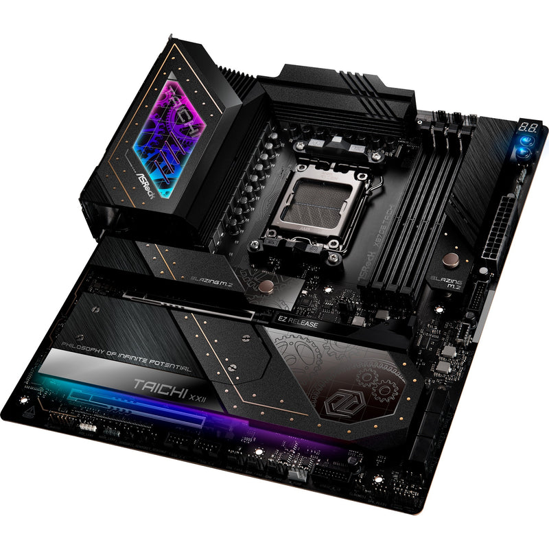 Laden Sie das Bild in Galerie -Viewer, Asrock x870e taichi socket am5 moederbord (raid, 5 gb-lan, wi-fi 7, bt, e-atx)