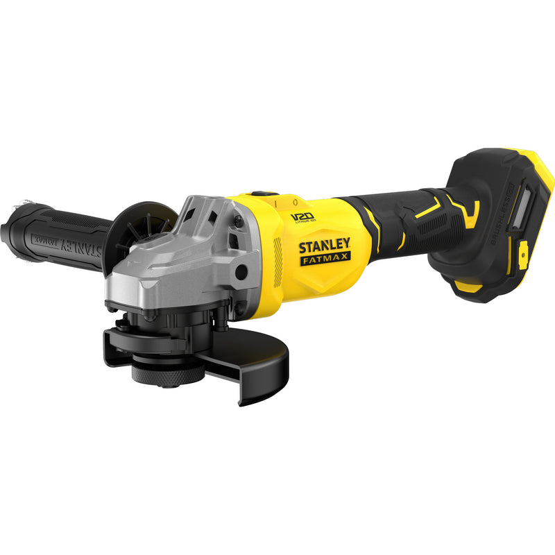 Load image into Gallery viewer, Stanley fatmax v20 18v haakse slijper 125mm (zwart geel, accu en oplader niet inbegrepen)