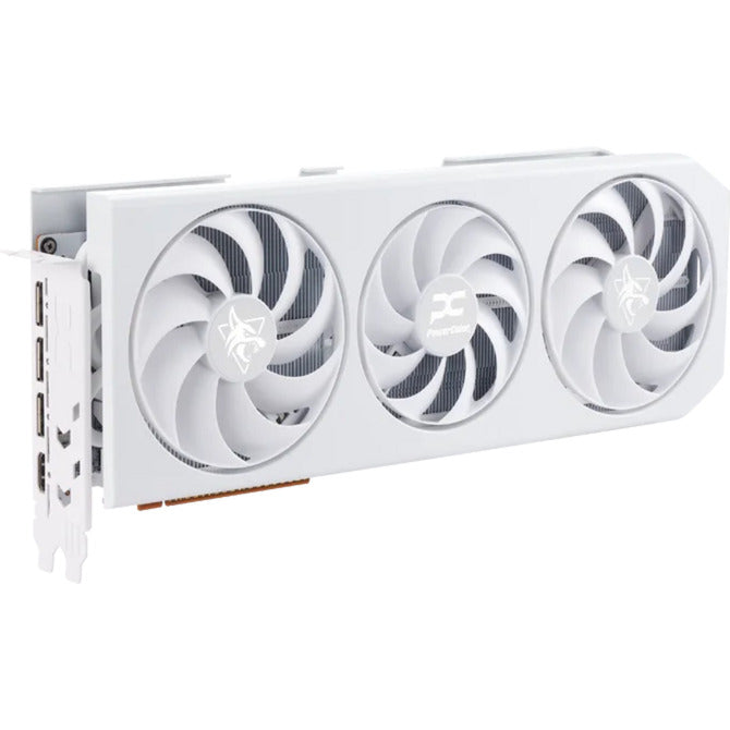 Afbeelding laden in galerijviewer, Powercolor radeon rx 9070 xt hellhound spectral white 16gb gddr6 grafische kaart (wit, rdna4, gddr6, 3x displayport, 1x hdmi)