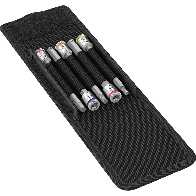 Load image into Gallery viewer, Wera 8740 a hf 1 zyklop bit-doppen-set met vasthoudfunctie, 1 4 -aandrijving, 5-delig - 1 stuk(s) - 05003345001