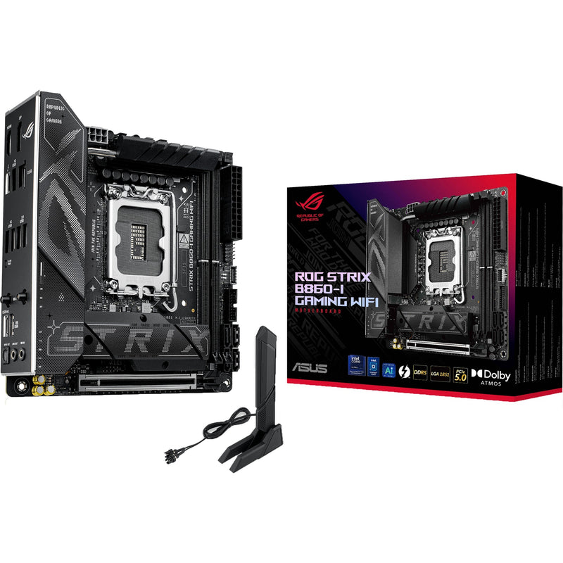 Load image into Gallery viewer, Asus rog strix b860-i gaming wifi socket 1851 moederbord (raid, 2.5 gb-lan, wi-fi 7, bt, sound, mini-itx)