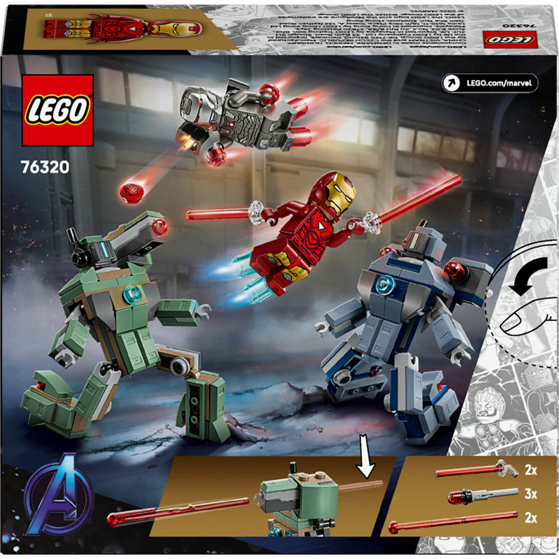 Afbeelding laden in galerijviewer, Lego ® ǀ marvel iron man en war machine vs. hammer drones - 76320