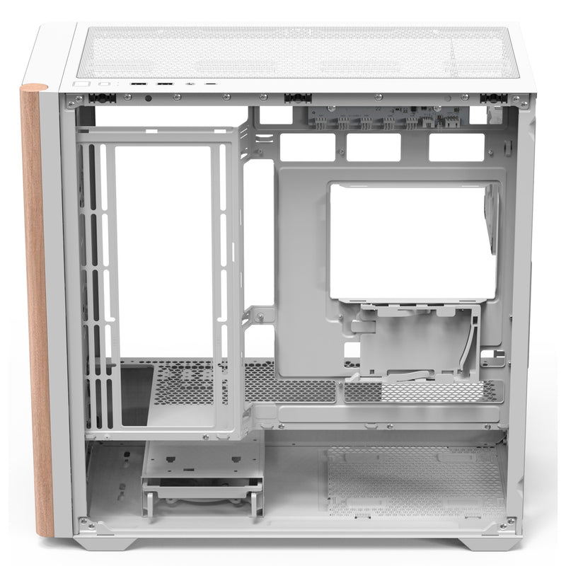Load image into Gallery viewer, Aerocool b301a mini tower behuizing (wit | 1x usb-a | 1x usb-c | rgb)