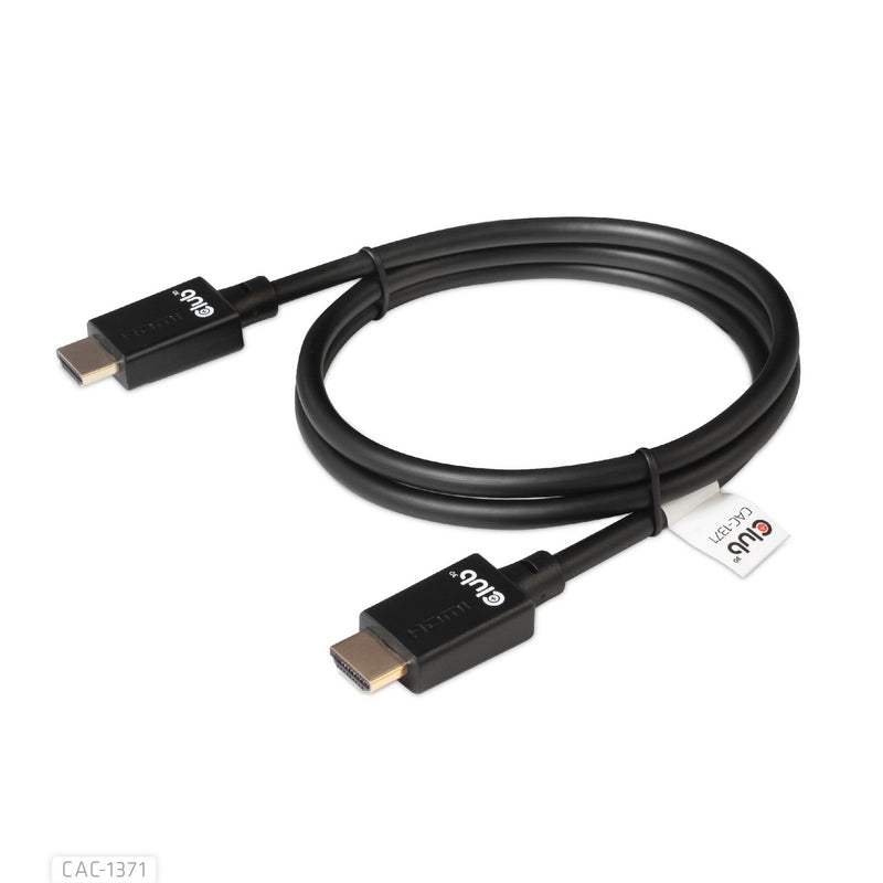 Chargez l'image dans la visionneuse de la galerie, Club 3d gecertificeerde ultra high speed hdmi 2.1 kabel (zwart, 1 meter, 8k)