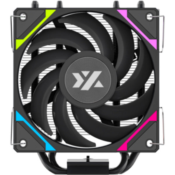 Laden Sie das Bild in Galerie -Viewer, Xyz pc gear thermax 4 rgb cpu-koeler (zwart, argb, pwm)