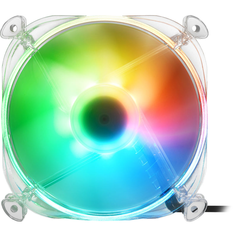 Load image into Gallery viewer, Sharkoon shark disc rgb case fan (transparant, 120 x 120 x 25 mm)
