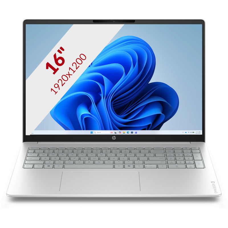 Afbeelding laden in galerijviewer, Hp omnibook 3 16-by0058ndx 16 laptop (zilver grijs | ryzen 5 7520u | radeon 610m | 8 gb | 512 gb ssd)