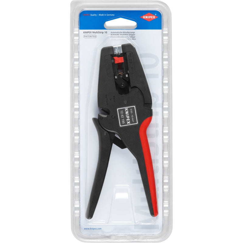Load image into Gallery viewer, Knipex multistrip 10 automatische afstriptang 1242195 (zwart rood)