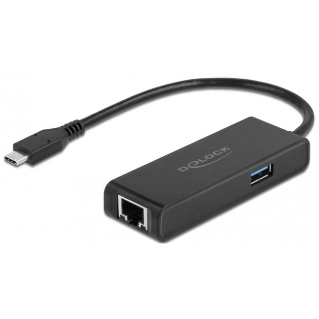 Load image into Gallery viewer, Delock usb-c adapter naar 2,5 gigabit lan met usb-a female (zwart)