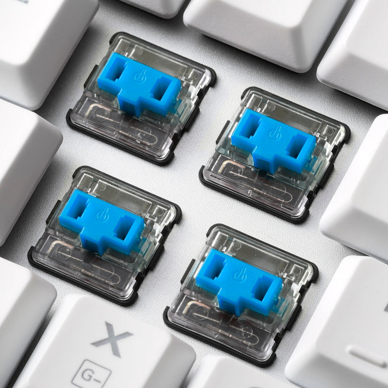 Load image into Gallery viewer, Sharkoon purewriter tkl rgb, gaming toetsenbord (wit, us lay-out, kailh blue, rgb leds, tkl)