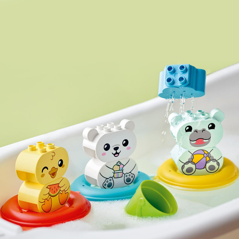 Load image into Gallery viewer, Lego duplo - pret in bad: drijvende dierentrein constructiespeelgoed (10965)