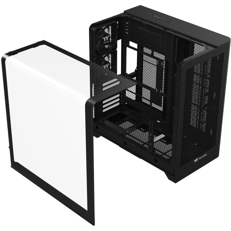 Load image into Gallery viewer, Thermaltake view 390 air midi tower behuizing (zwart | 2x usb-a | 1x usb-c | tempered glass)