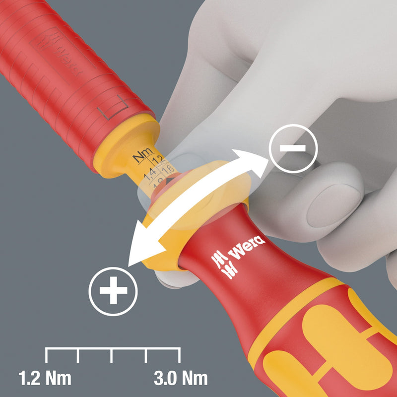 Load image into Gallery viewer, Wera kraftform kompakt vde 16 torque extra slim 1 tool finder schroevendraaier (rood geel, 16‑delig)