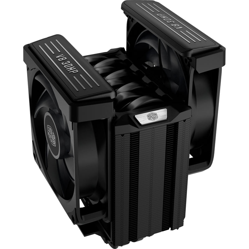 Afbeelding laden in galerijviewer, Cooler master v8 ace 3dhp cpu-koeler (zwart, 4-pin pwm)