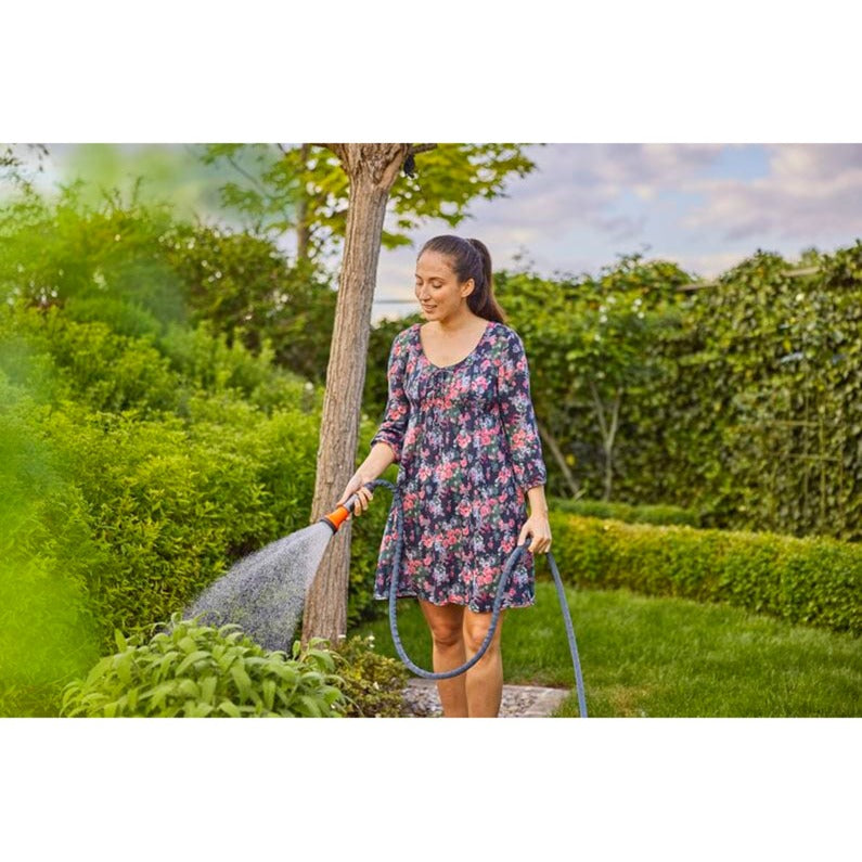 Load image into Gallery viewer, Gardena textielslang liano xtreme 15 m set (donkergrijs oranje)