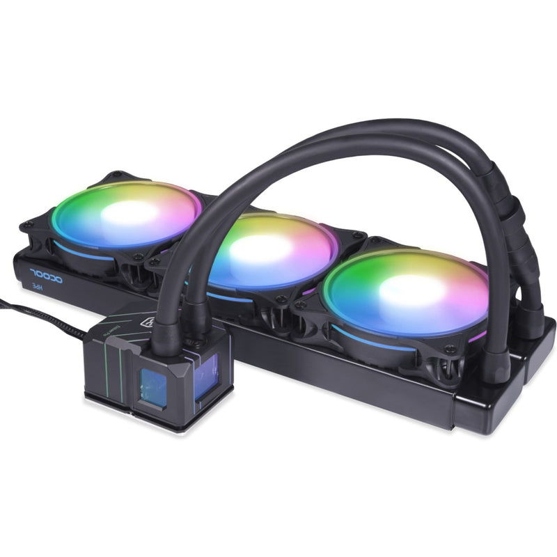 Load image into Gallery viewer, Alphacool eisbaer pro hpe aurora 360 cpu aio waterkoeling (zwart, argb, 4-pin pwm)