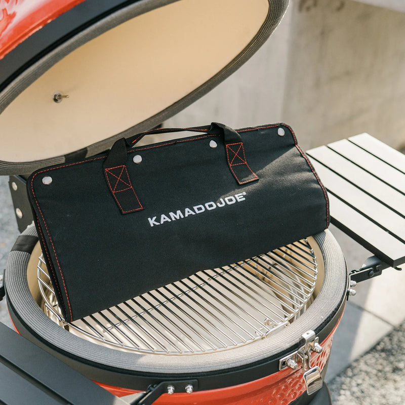 Load image into Gallery viewer, Kamado joe krafted stalen grillgereedschap accessoire set grillbestek (3-delig, inclusief canvas draagtas)